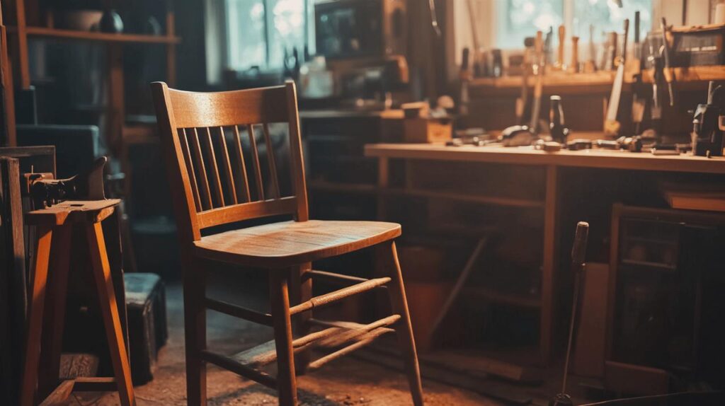 Comment reparer une chaise qui grince facilement en renforcant ses assemblages